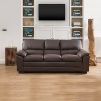 Artemis Home, Genoa 3 Seat Sofabed - Brown Artemis Home, Genoa 3 Seat Sofabed - Brown