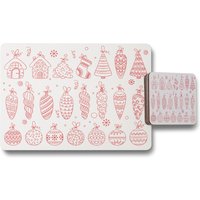 Winter Toys Dining Placemat Coaster Set - Red