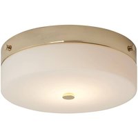 Tamar 1 Light Large Flush Light - Polished Gold - Polished Gold
