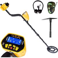 Mylek, XP Pro Metal Detector With Powerful Waterproof Search Coil - Yellow Mylek, XP Pro Metal Detector With Powerful Waterproof Search Coil - Yellow