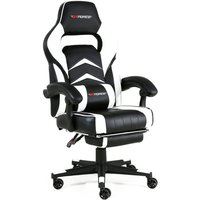 GTFORCE, GTFORCE Turbo Reclining Leather Sports Racing Chair - White GTFORCE, GTFORCE Turbo Reclining Leather Sports Racing Chair - White