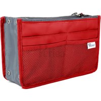 Periea 'Chelsy' Handbag Organiser Insert - Red / 10cm