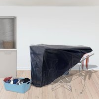 Extra Large Winged Heated Airer - Silver / Heater Airer + Cover