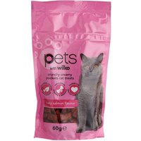 Crunchy Creamy Pocket Salmon Cat Treats - 60g