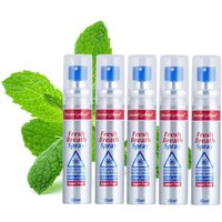 5x Dentiplus Fresh Breath Spray Cool mint Antibac. Mouth Spray 25ml - Neutral