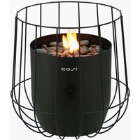 Cosi Wire Basket Tabletop Gas Fire Pit - Black