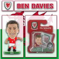 SoccerStarz Wales Ben Davies 5cm Figure - Red