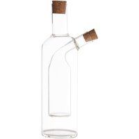 Montela Oil And Vinegar 2 In 1 Bottle - Natural, Clear