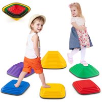 6 Piece Kids Stepping Stone - Multi-color