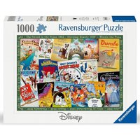Disney Vintage Poster 1000 Piece Puzzle - White