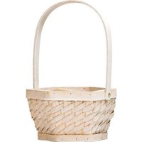 Hexagon Baskets White Brown Plastic - Brown