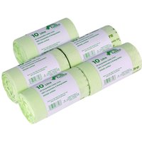 Green Giraffe 10 Litre Food Bin/Caddy Liners - Green / 5
