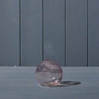 Contemporary Lavender Globe Glass Vase - Lavender