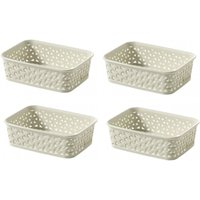 A6 Cream Storage Basket - Cream / 4