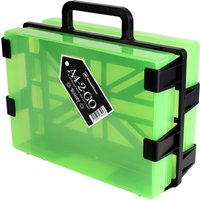 WestonBoxes A4-2-GO Portable Storage Box Carrier with 2 A4 Paper Storage Boxes - Green