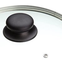 MasterClass 24cm Glass Saucepan Lid - Grey