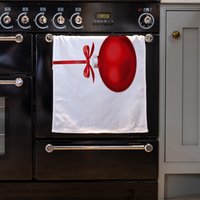 Christmas Ornament Kitchen Towel - Red