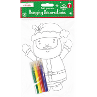 Speaks, Colour Your Own Hanging Decoration - White Speaks, Colour Your Own Hanging Decoration - White