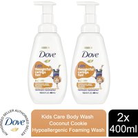 Dove Kids Care Body Wash Coconut Cookie Hypoallergenic Foaming Wash, 400ml - Buy 2 / 2x