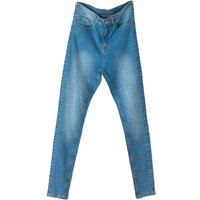 Womens Plus Size Skinny Jeans - Stonewash / 16