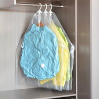 Hanging Vacuum Compression Storage Bags - Transparent / 6