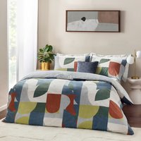 Siresa Geometric Duvet Cover Set - Multicolour / Double