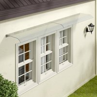 Outdoor Transparent Awning - Transparent / 200cm / 33cm