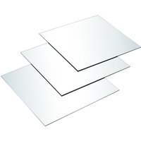 Mirror Stick-On Wall Tiles Acrylic Set - Clear / 0.55kg