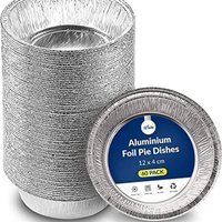 Aluminium Round Foil Dishes - Silver / 60