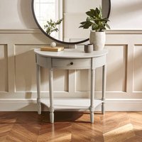 Heritage Vintage Grey One Drawer Console Table - Grey