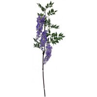 Artificial Wisteria Branch 122cm - Violet
