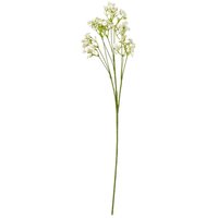 Lemon Pavilion Furniture and Decor Gypsophila (Single Stem Flower) - Plastic - Height 70 cm - Cream in Green