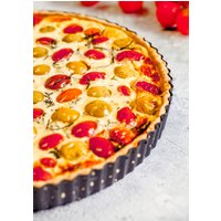 MasterClass Crusty Bake Non-stick Fluted Round 30cm Quiche Tin - Black