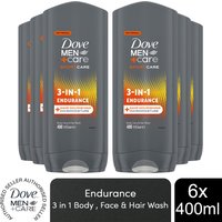 Dove Men Care Hair, Face and Body Wash, 400ml - Buy 6 / 6