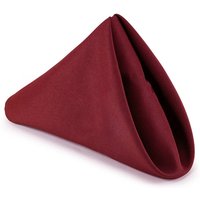 Cotton Polyester Dinning Table Napkins - Burgundy / 1