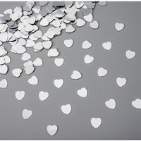 Heart Shape Scatter Confetti - Silver