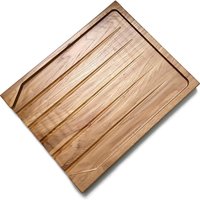 Wooden Draining Board Traditional Belfast Butler Sink - Brown Oak