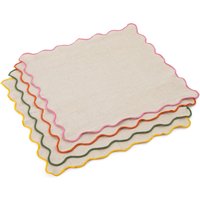 Jamie Oliver Set of 4 Big Love Neat Napkins - Assorted