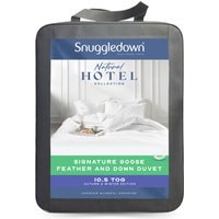 Snuggledown Hotel Goose Feather Down 10.5 Tog Duvet - White / King