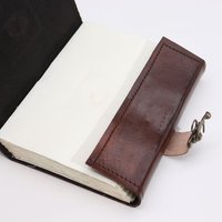 Black Tan Evil Eye Journal160 Deckle Edges - Brown