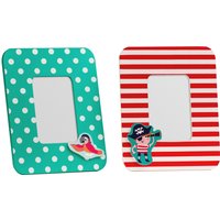 Pirate Assorted 4 x 6 Photo Frames - Multicolour