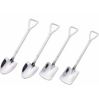 Shovel and Spade Stainless Steel Spoons - Silver / 4