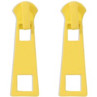 Colourful Zipper Earrings - Yellow
