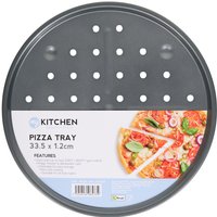 My Kitchen Pizza Tray - Dark Grey