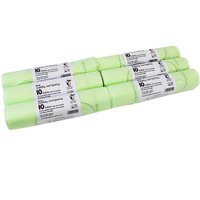 Caddy Company 10 Litre Tie Handle Compostable Food Waste Bin Bags - Green / 6
