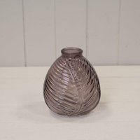 Charming Amethyst Leaf Bottle Vase - Purple