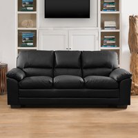 Artemis Home, Genoa 3 Seat Sofabed - Black Artemis Home, Genoa 3 Seat Sofabed - Black