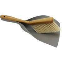 Bamboo Dustpan and Bristle Brush Set - Bamboo