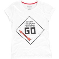 Hasbro, HASBRO Monopoly GO T-Shirt - White / XL Hasbro, HASBRO Monopoly GO T-Shirt - White / XL