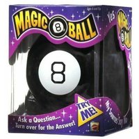 Mattel, Magic 8 Ball Fortune Teller Toy - Black Mattel, Magic 8 Ball Fortune Teller Toy - Black